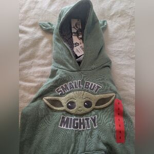 NWT Star Wars Baby Yoda Hooded Sweatshirt | Size 6